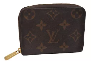 Authentic Louis Vuitton Monogram Zippy Coin Purse Case M60067 LV 6762I - Picture 1 of 23