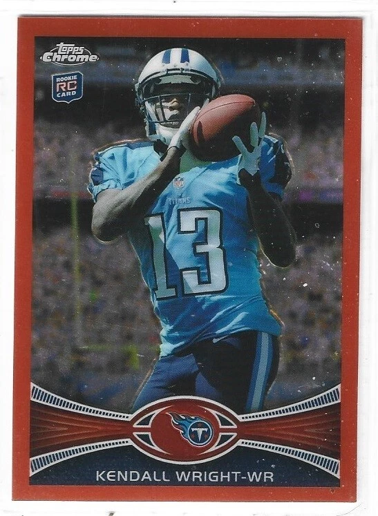 Kendall Wright Tennessee Titans Baylor 2012 Topps Chrome RC ORANGE REFRACTORS - Image 1 of 1