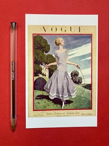 carte postale 15 mai 1925 couverture Vogue magazine may fashion mode vintage - Picture 1 of 2