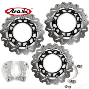 Rotor de disco de freno delantero trasero de gran tamaño para Yamaha XP T-MAX 500 TMAX500 2008-2011 - Imagen 1 de 11