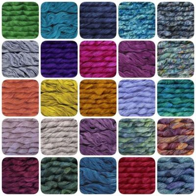 Malabrigo Silkpaca Lace Baby Alpaka Seide handgefärbt Strickgarn Wolle 50g