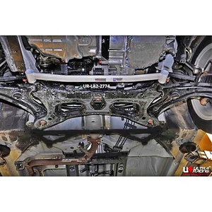 HONDA FIT GK 1.5 2014-2018 ULTRA RACING 2 POINTS FRONT LOWER CROSSMEMBER BRACE - Picture 1 of 8