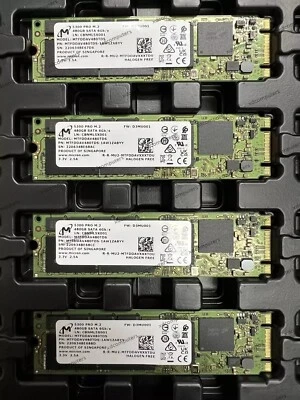 1pcs Micron 5300 PRO 480GB M.2 SSD SATA 6Gb/s MTFDDAV480TDS-1AW1ZABYY - Image 1 of 3