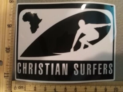 Nuevo Chris Negro Surfer Dios Mormón Deporte Playa Vinilo Calcomanía Adhesiva Coche Camión Meme Foto 1 de 4