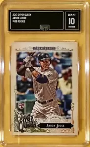 2017 TOPPS - GYPSY QUEEN #168 - AARON JUDGE - ROOKIE - GMA 10 - GEM MINT - Picture 1 of 1