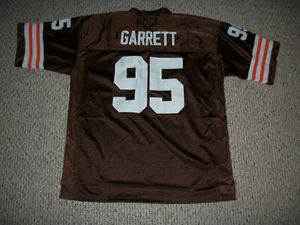MYLES GARRETT Unsigned Custom Cleveland Football Throwback Brown Jersey Sz S-3XL - Picture 1 of 2