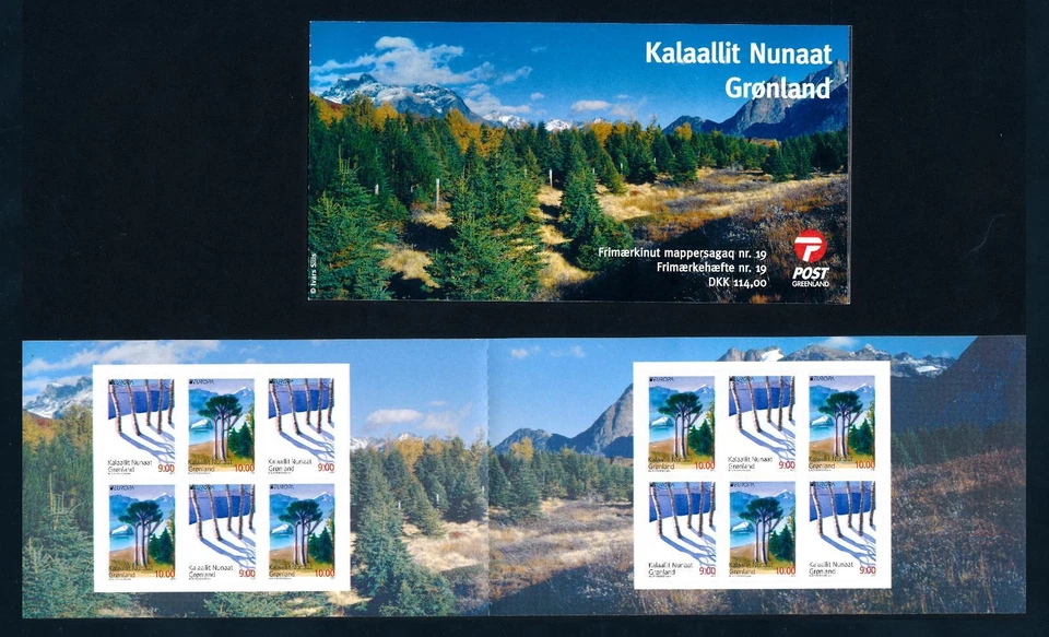 [94322] Greenland 2011 Europa cept Self adh. Booklet #19 Trees  MNH - Image 1 of 1