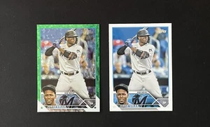 2023 Topps Series 2 Jorge Soler #477 Green /499 & Advanced Stats /300 Marlins - Picture 1 of 3