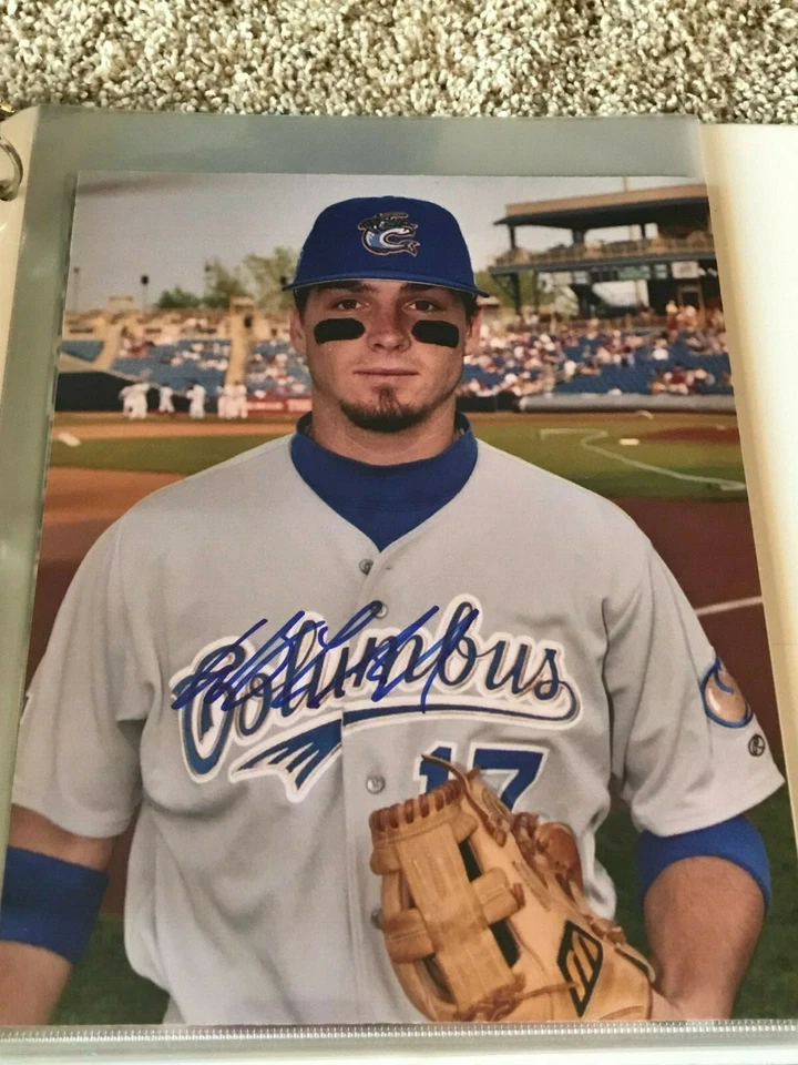 FOTO FIRMADA AUTOGRAFIADA POR ANDY LAROCHE 8X10 MENORES LOS ANGELES DODGERS CERTIFICADO DE AUTENTICIDAD Foto 1 de 1