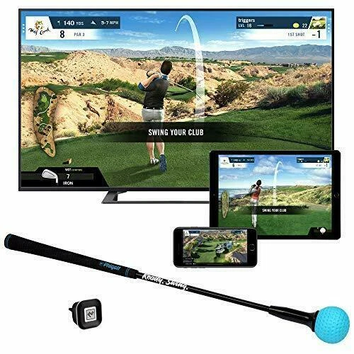 Phigolf WGT Edition Mobile and Home Smart Golf Game Simulator with Swing Stick