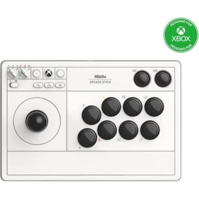8Bitdo Arcade Stick (Weiß) Für Xbox Series X|S Und Xbox One Arcade Fight Stick - Bild 1 von 4