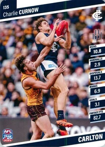 2024 Carlton Blues AFL TeamCoach Card - Charlie Curnow - Bild 1 von 3