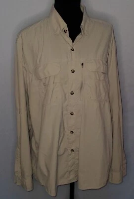 Camisa Nepallo Secado Rápido Manga Larga Tostado Beige Off White Hombres Grande Ventilada L Foto 1 de 4
