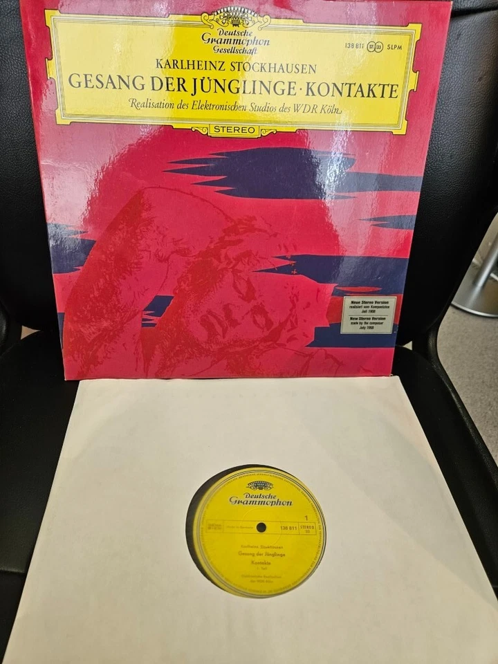 Stockhausen Gesang der Jünglinge & Kontakte New Version 68 DGG SLPM 138811 ED1 - Bild 1 von 3