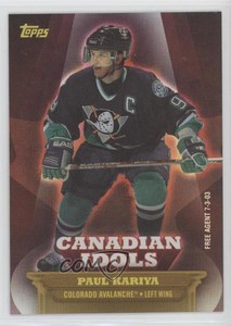 2003-04 Topps Canadian Idols Paul Kariya #CI-19 HOF