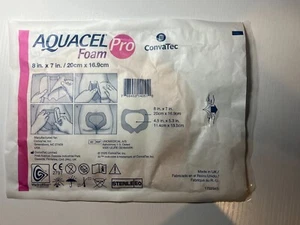 Convatec 421579 AQUACEL Foam Pro 8x7 (4.5x5.3 Inner) 1 Dressing Exp 5/28 d1 - Picture 1 of 5