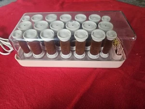 Remington KF-20-1 Velvet Flocked Rollers & Pins Hair Pageant Cheer Beauty Tested - Picture 1 of 5