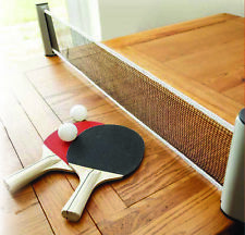 Instant Table Tennis with Two Bats, Balls and Net - Ping Pong Travel Portable