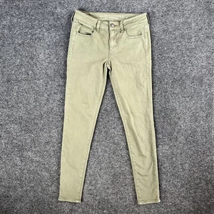 American Eagle Super Stretch X Damen Größe 4 Jegging Jeans Grün Hose (26x28) - Bild 1 von 8