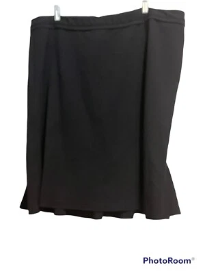 Falda acampanada elástica negra para mujer LANE BRYANT PLUS talla 18 carrera Foto 1 de 3