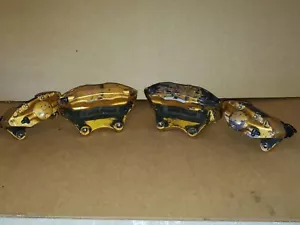 2003-2008 Nissan 350Z Infiniti G35 Brembo Big Brake Gold Caliper Set OEM - Foto 1 di 11