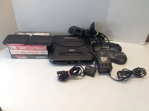 SEGA GENESIS CONSOLE MODEL 2 MK-1631 BUNDLE LOT-5 GAMES, CABLES, 2 CNTRLS-TESTED - Picture 1 of 22