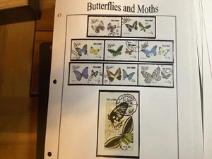 ICOLLECTZONE Oman Butterflies Set (A700-9) - Picture 1 of 3