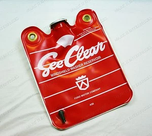 1958-60 Ford Thunderbird 2 Piece Kit Washer Fluid Reservoir Bag & Bracket NEW - Picture 1 of 2