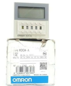 NIB OMRON H3CA-A SOLID STATE TIMER 99.9S TO 9990H, 24 TO 240V AC 12 TO 240V DC - Picture 1 of 3