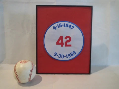 Jackie Robinson "42" / 8 X 10  plaque Cover