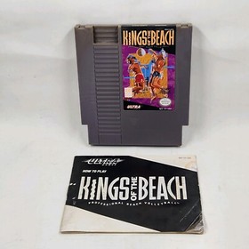 Kings of the Beach (Nintendo, 1990) NES GAME /w Booklet /w Sleeve