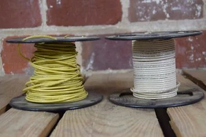 Lot of 2 Colonial Wire & Cable Co. 50 Feet Each 14 AWG Stranded Copper Wire  - Picture 1 of 5