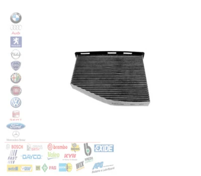 FILTRO ARIA ABITACOLO CARBONI ATTIVI AUDI A3 Q3 VW TIGUAN SEAT ALTEA 1.9 2.0 TDI - Immagine 1 di 3