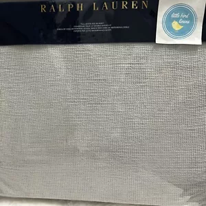 Ralph Lauren Full/Queen Blanket Coverlet RHYS Grey Genevieve Cotton Linen 4 avai - Picture 1 of 8