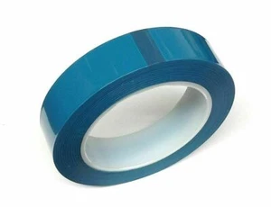 1” High Temp Blue Polyester Silicone Masking Heat Tape for Powder Coating, 72yds - Picture 1 of 1