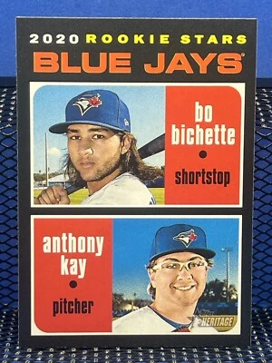 2020 Topps Archives BO BICHETTE Anthony Kay Toronto Blue Jays Rookie Stars - Image 1 of 2
