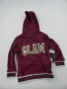 DREAM STAR 180803-T GLAM PURPLE POTION SHERPA HOODIE GIRLS SIZE 4T - Picture 1 of 3
