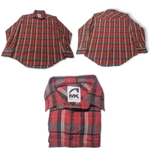 Mountain Khakis Wool Blend Flannel Shirt Mens XL Button Up Red Plaid EUC - Picture 1 of 4