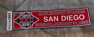 VTG 1987 WASHINGTON REDSKINS SUPER BOWL XXII NFC CHAMPS PENNANT NFL SAN DIEGO - Picture 1 of 3