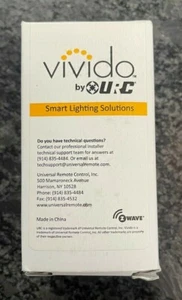 URC Vivido Master Dimmer with Neutral - 600 Watt, White VL-9540-MND-WH - Picture 1 of 7