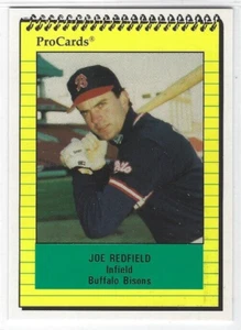 1991 Buffalo Bisons (Triple AAA-Pittsburgh Pirates) Joe Redfield - Picture 1 of 1