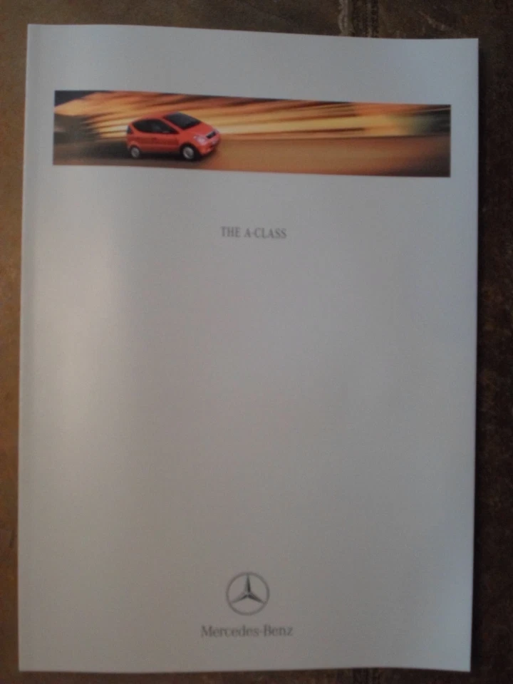 MERCEDES BENZ A CLASS 1998 1999 UK Mkt Prestige Sales Brochure - A140 A160 A170 - Image 1 of 1
