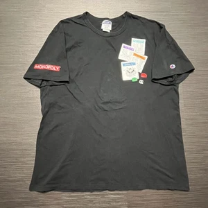 Champion Monopoly T-Shirt 2XL Black Hasbro Gaming Game - Picture 1 of 5