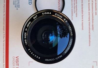 Sigma 25-85mm f/3.5-4.5 Zoom Macro Lens for AI Nikon - Image 1 of 4