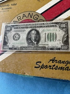 1934-A $100 HUNDRED DOLLAR BILL FEDERAL RESERVE NOTE GREEN SEAL NEW YORK VF - Picture 1 of 8