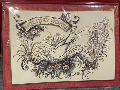 TARJETA DE NAVIDAD DE PAPIRO NIP PRECIO DE VENTA SUGERIDO POR EL FABRICANTE $6,95 GOMOSA “DESEOS DE VACACIONES” Foto 1 de 2