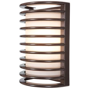 Access Lighting 20010LEDDMGLP/RFR Bermuda 11" Tall LED Wall - Bronze - Picture 1 of 2