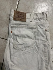Levi's Orange Tag Cream Relaxed Jeans 38x34 - Picture 1 of 5