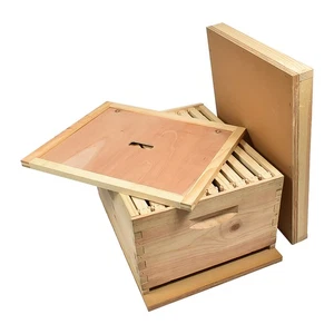 GoodLand Bee Supply GL-E2-1BK Beekeeping Single Deep Beehive Kit - Picture 1 of 6