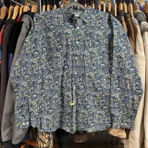 Cinch Mens Large Shirt Paisley Geometric Long Sleeve Modern Fit Western Rodeo - Picture 1 of 7